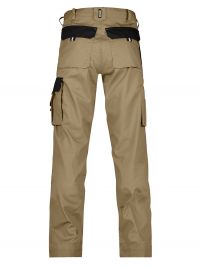 Dassy mens work pants Boston with knee padded pockets two-tone